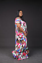 Load image into Gallery viewer, Nma kaftan gown with pleated bottom
